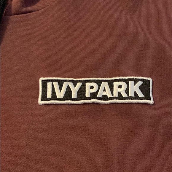Ivy Park Women's Burgundy Hoodie Sweatshirt - Picture 8 of 12